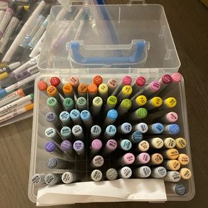 Graphic markers and fabric markers